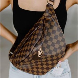 Checkered Fanny Pack